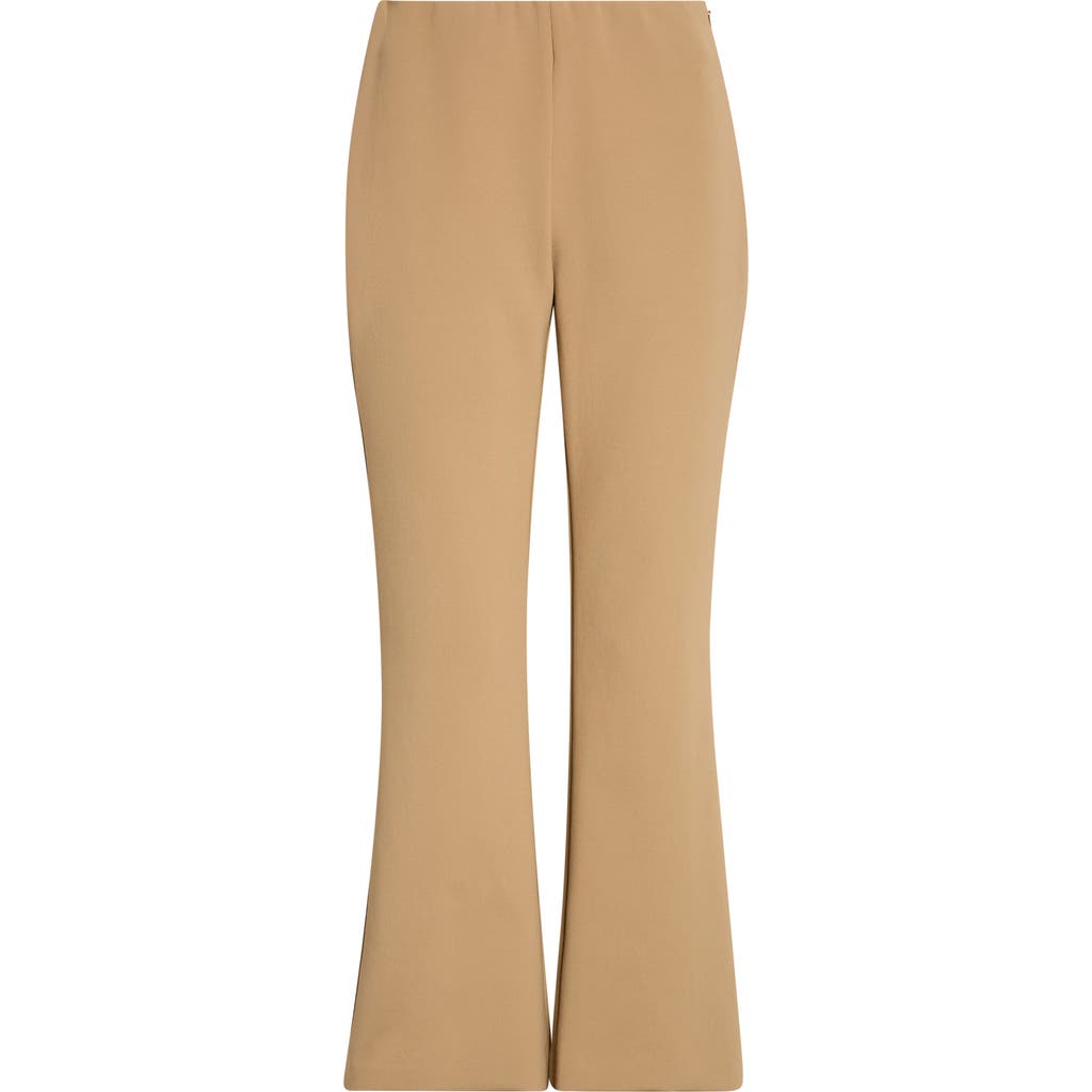 Ashlyn Cody Kick Flare Pants In Brown