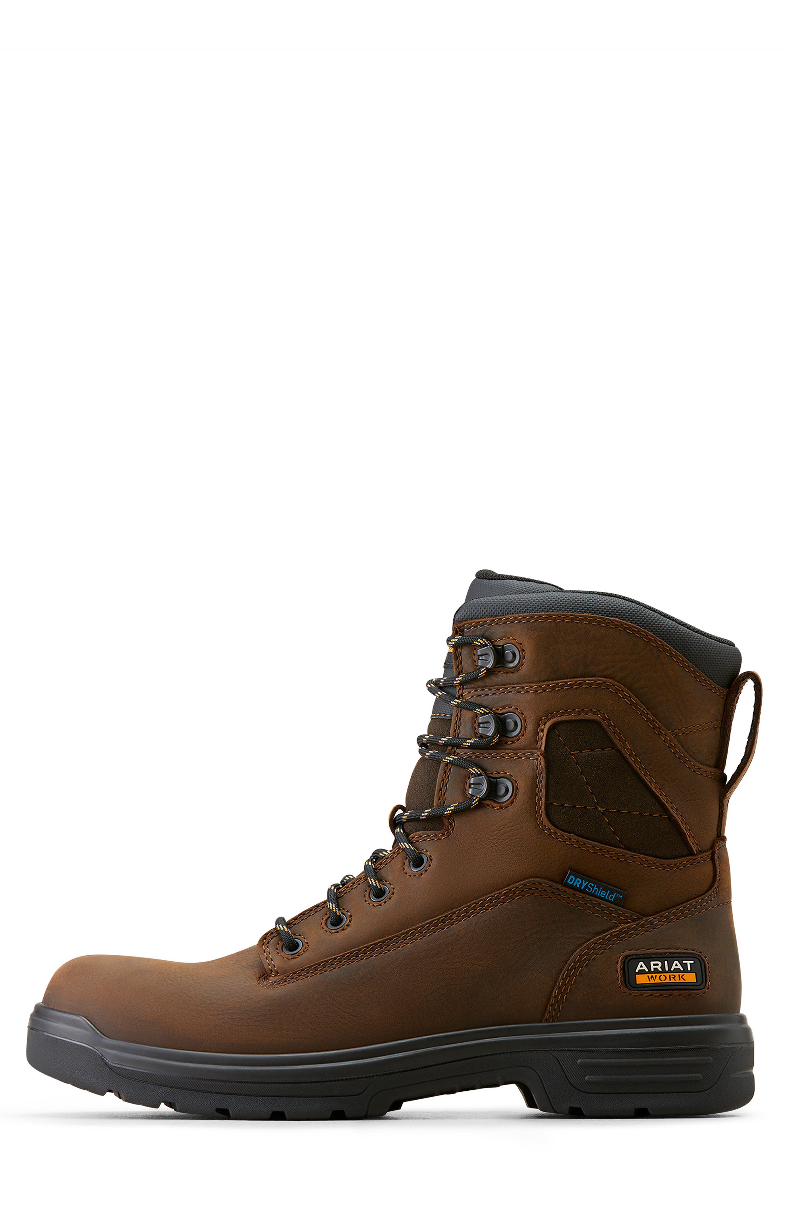 Ariat Turbo 8 Waterproof Work Boot, Alternate, color, 