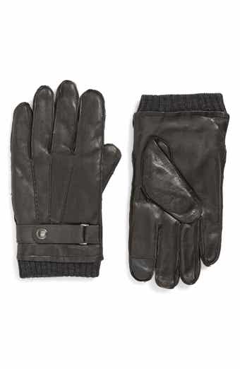 Brooks Brothers Belted Leather Gloves