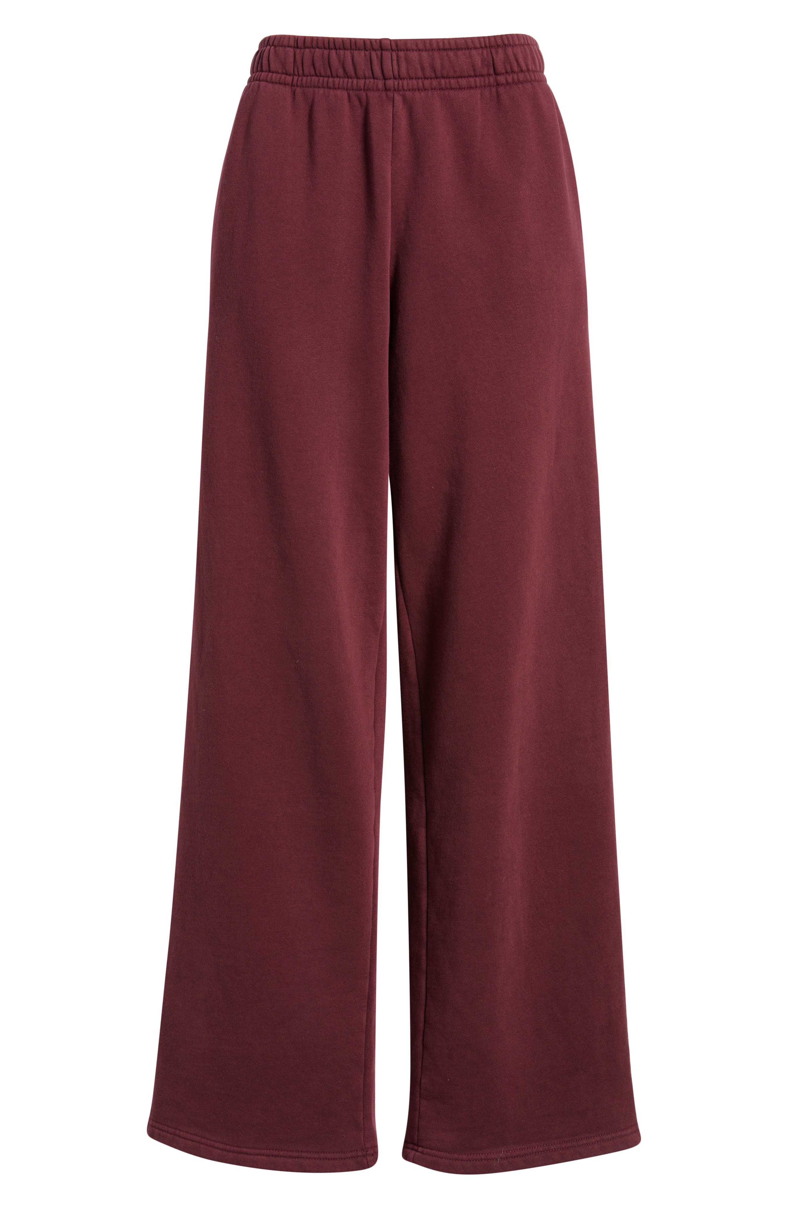 Pacsun Wide Leg Sweatpants In Brown
