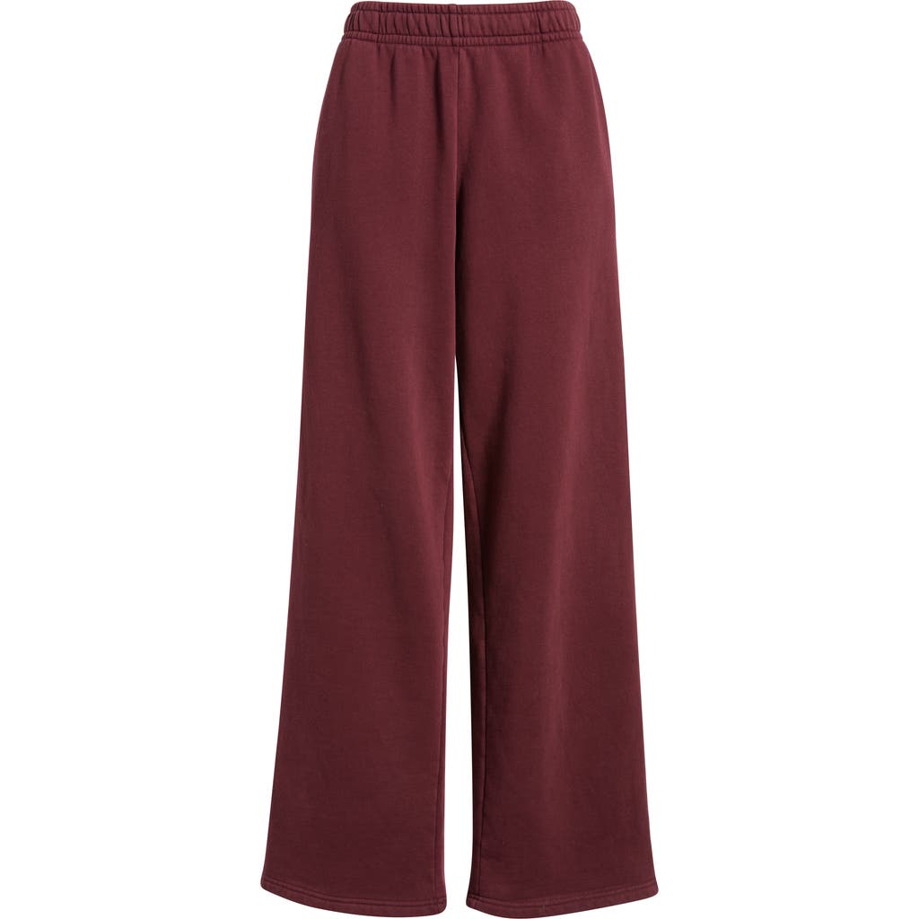 Pacsun Wide Leg Sweatpants In Brown