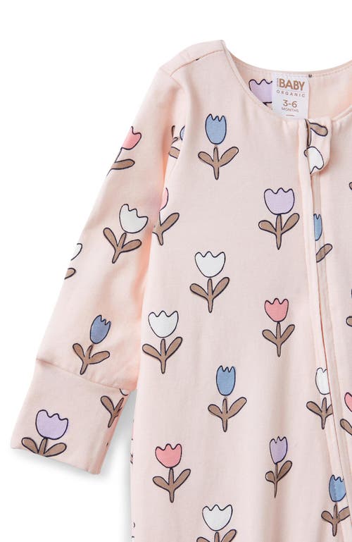 Cotton On Kids The Billie Long Sleeve Zip Romper In Pink Pearl Tahlia Tulip