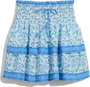 vineyard vines Floral Smocked Waist Tiered Skirt