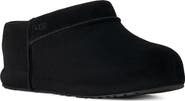 UGG® Enwrap Genuine Shearling Lined Leather Clog