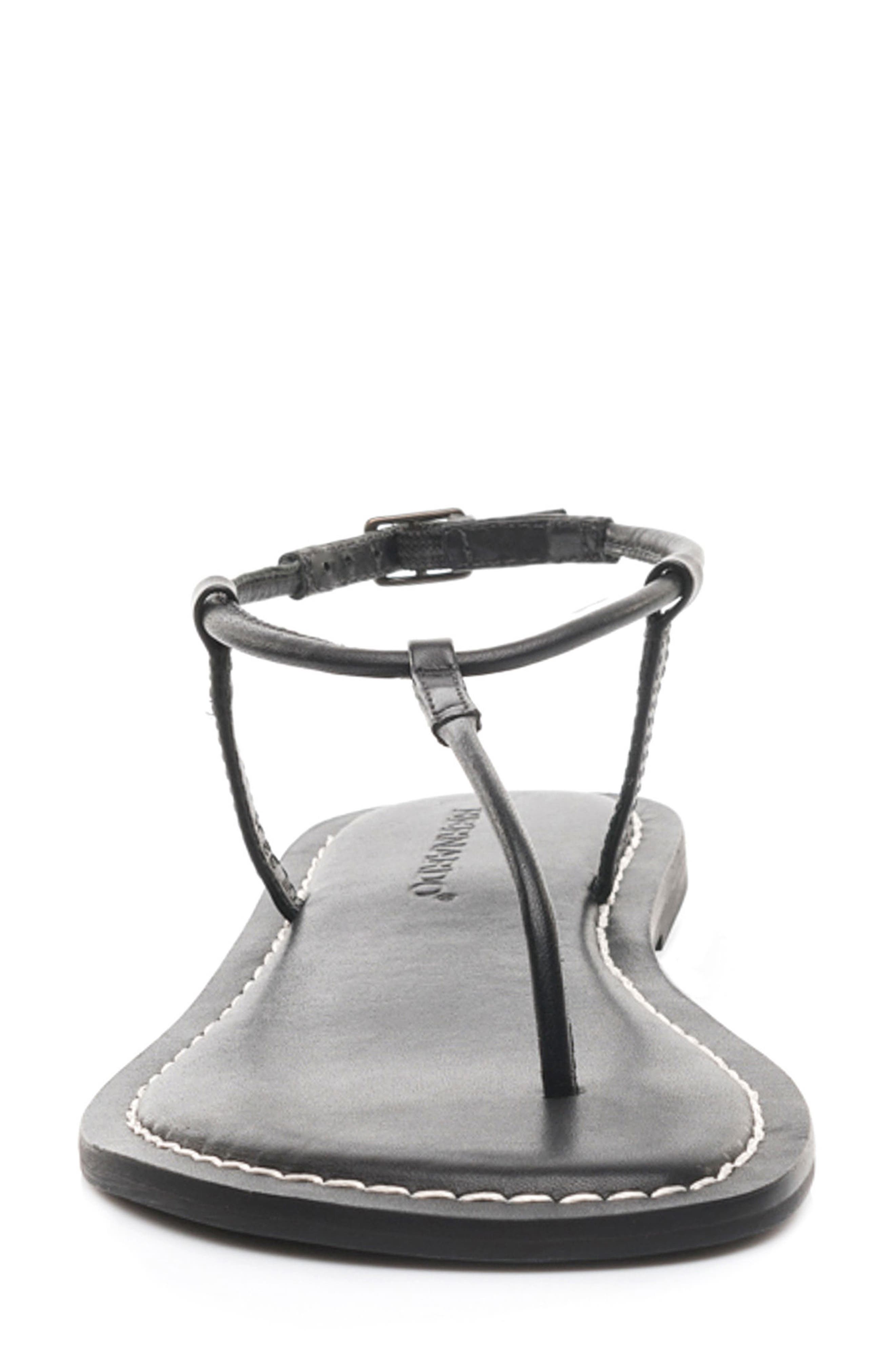 Bernardo Lilly Sandal, Alternate, color, BLACK LEATHER