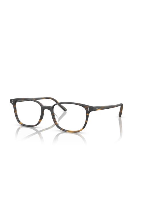 Oliver Peoples 51mm Square Optical Glasses In Black