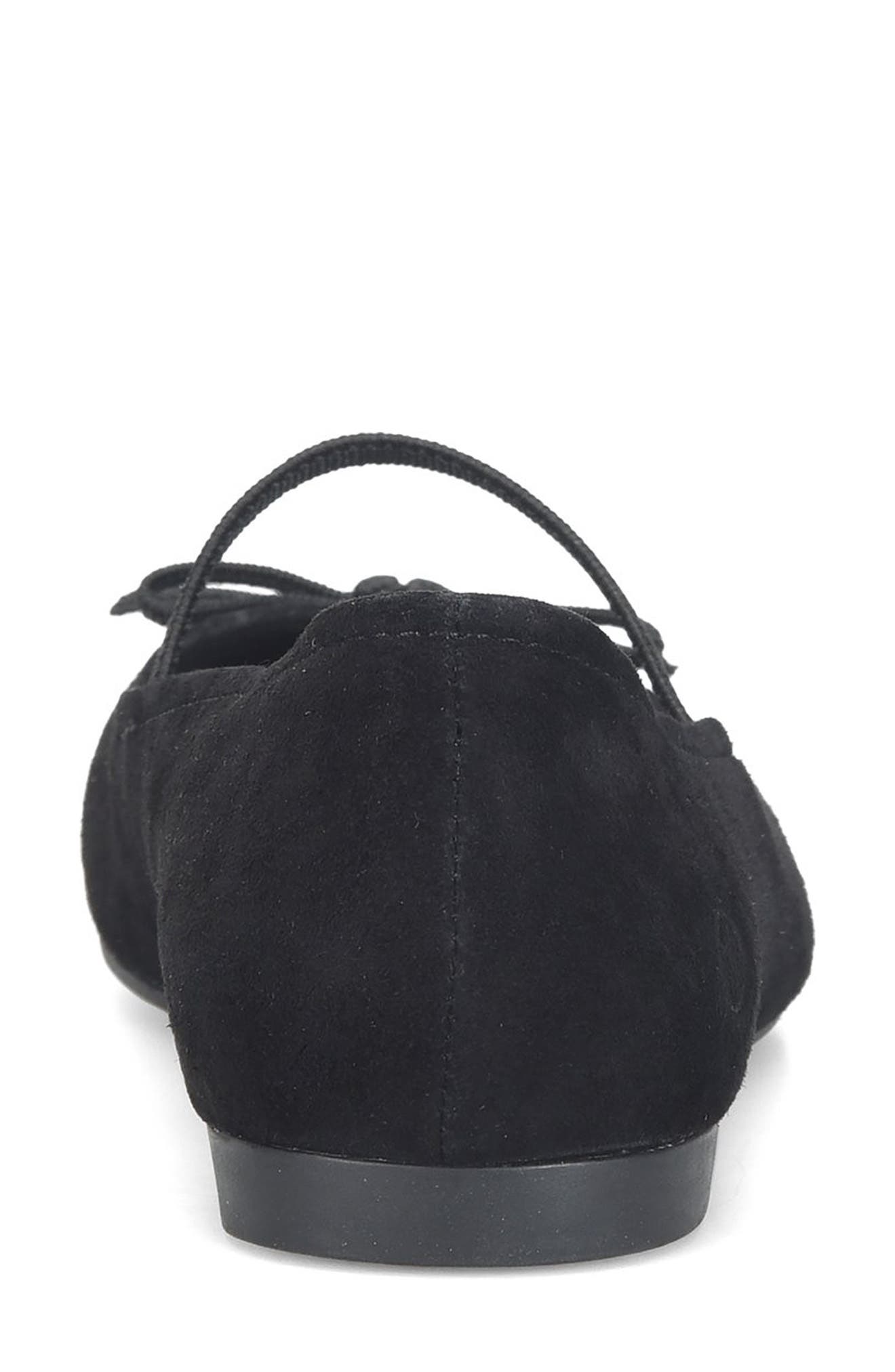 Børn Bley Mary Jane Flat, Alternate, color, Black Suede