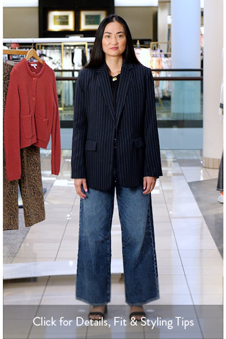 Easy Pinstripe Blazer video
