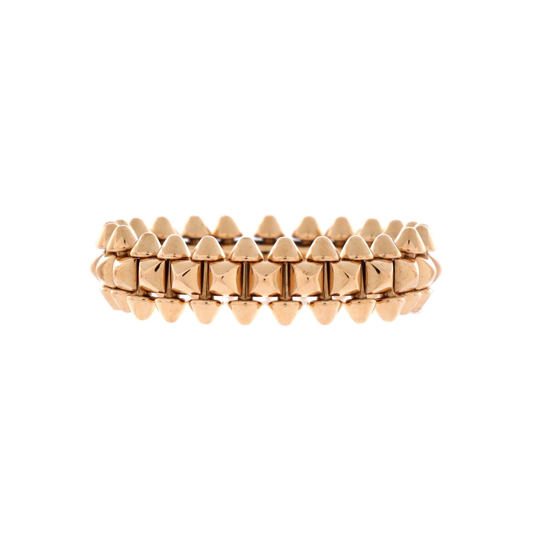 Clash de Cartier Ring 18K Rose Gold Small, Main, color, Metallic Gold