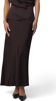 Joe's Ines Satin Maxi Skirt