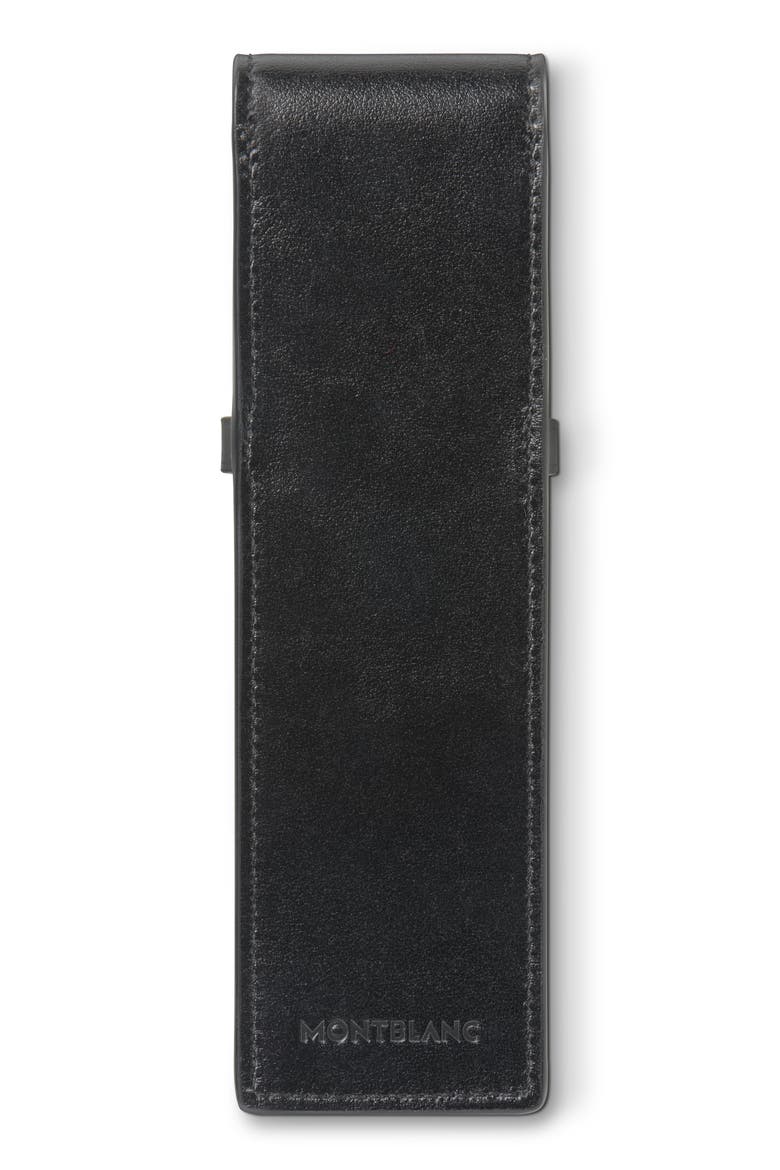 Meisterstück Two-Pen Sleeve, Alternate, color, BLACK