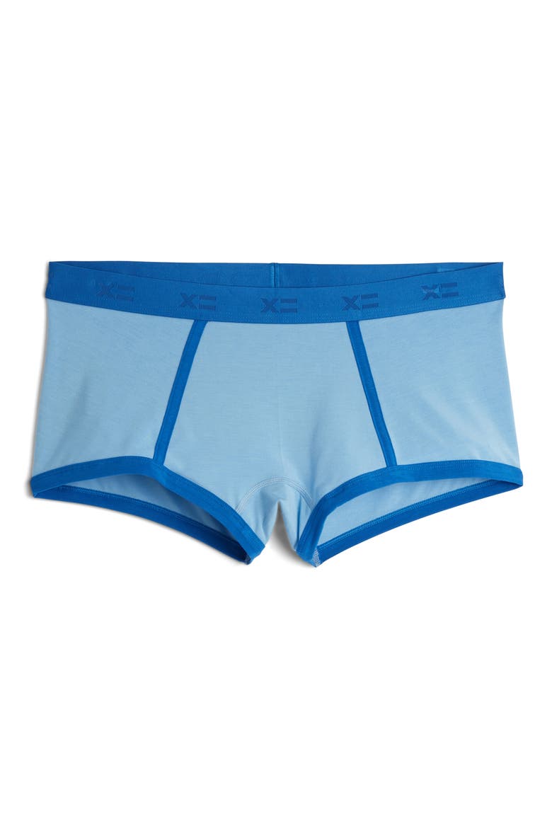 Stretch Modal Boyshorts, Alternate, color, TOO BLUE