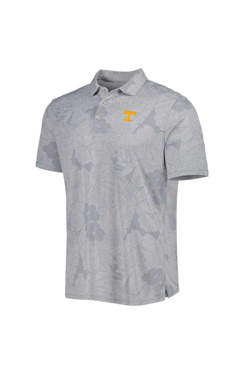 Tommy Bahama Men's Tommy Bahama Gray Tennessee Volunteers Miramar Blooms Polo, Alternate, color, 