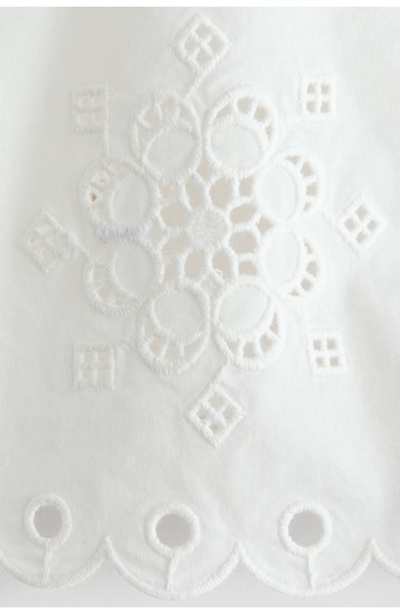 H&M 2-piece Broderie Anglaise Cotton Set, Alternate, color, White