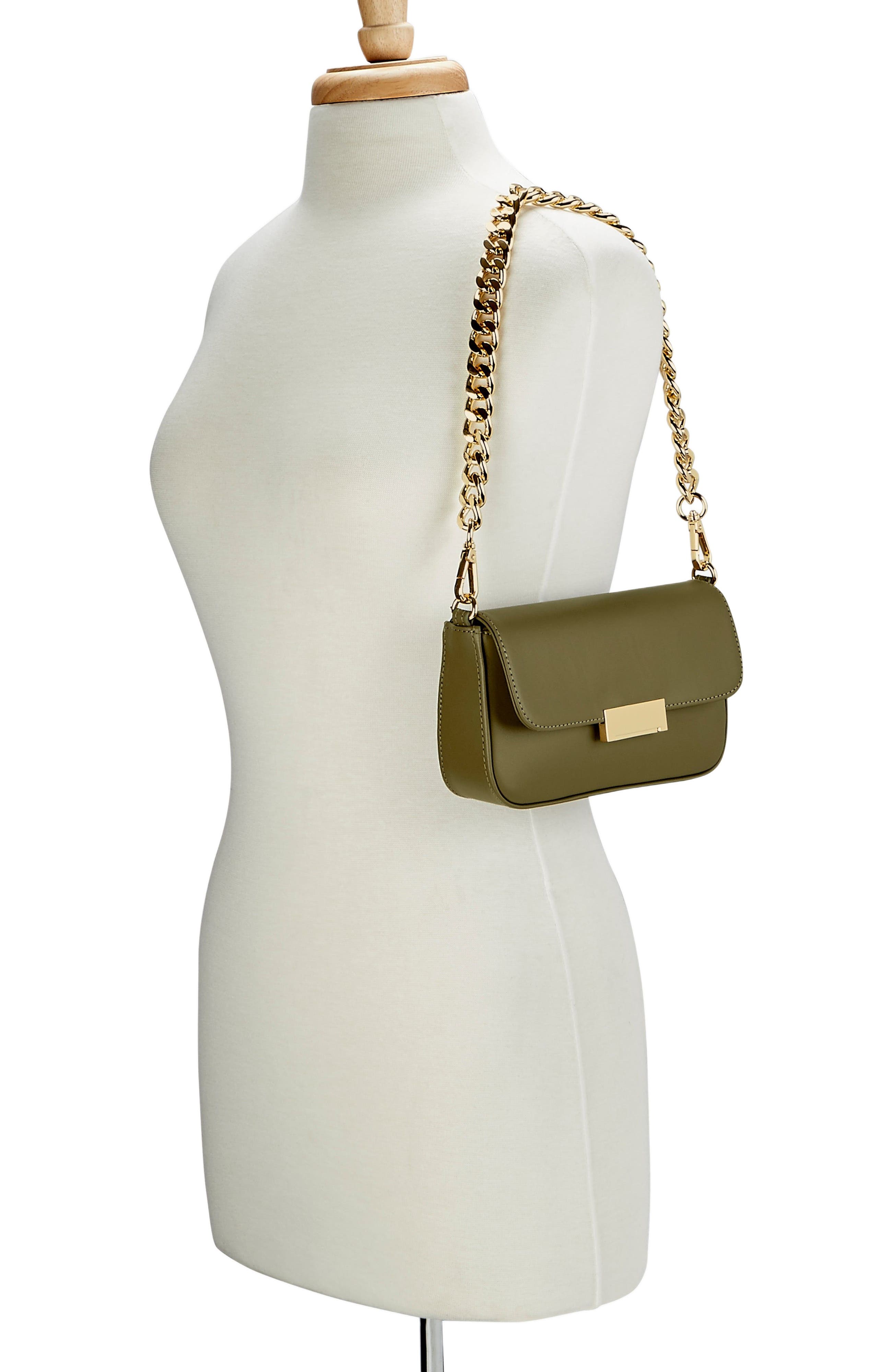 EDIE SHOULDER BAG, Alternate, color, OLIVE