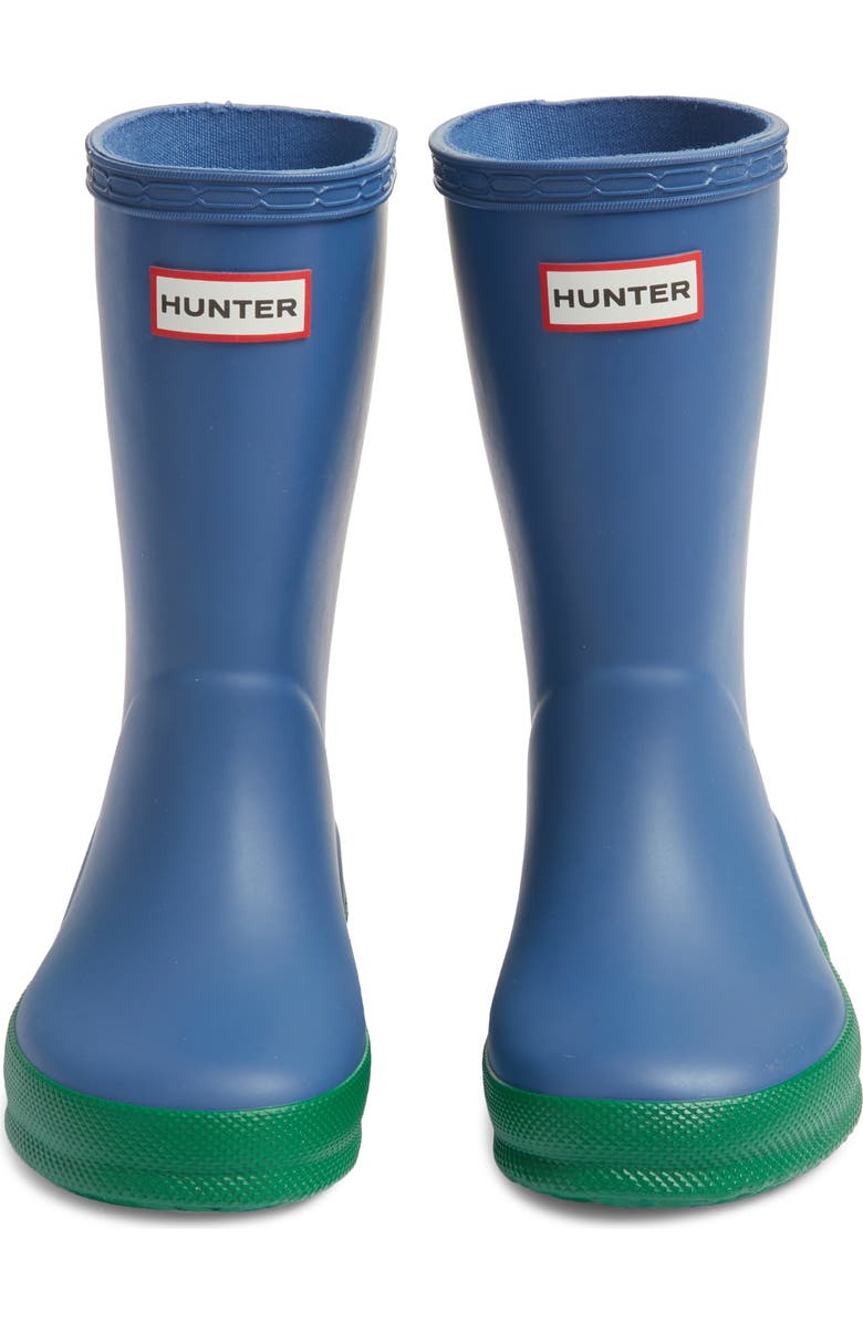 Hunter Kids' Original First Classic Waterproof Rain Boot, Alternate, color,
