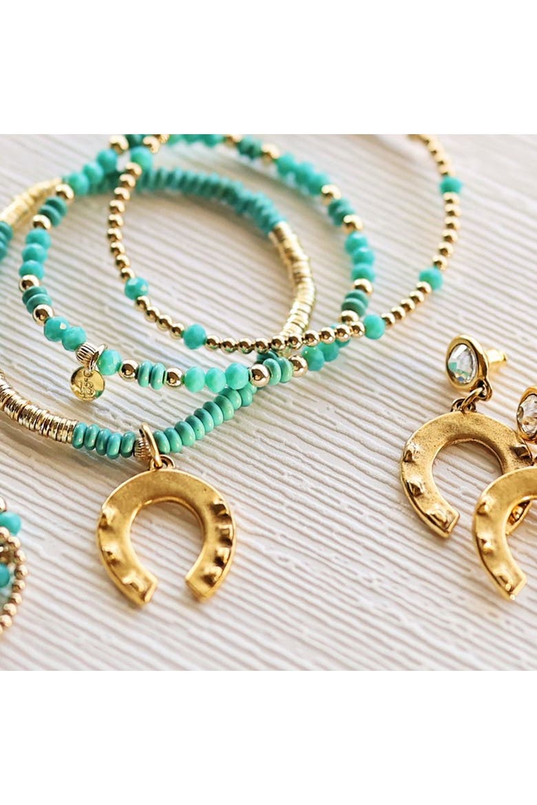 Wilder Earrings, Alternate, color, Gold