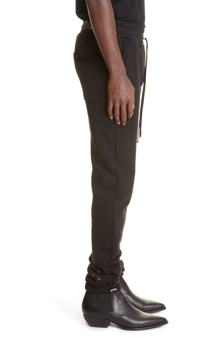 AMIRI Paint Drip Embroidered Logo Sweatpants, Alternate, color,