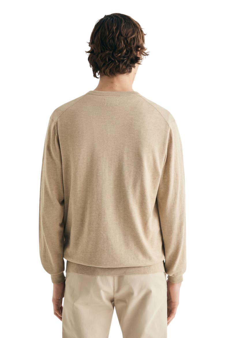 Tone-on-tone embroidered supita sweater, Alternate, color, Beige