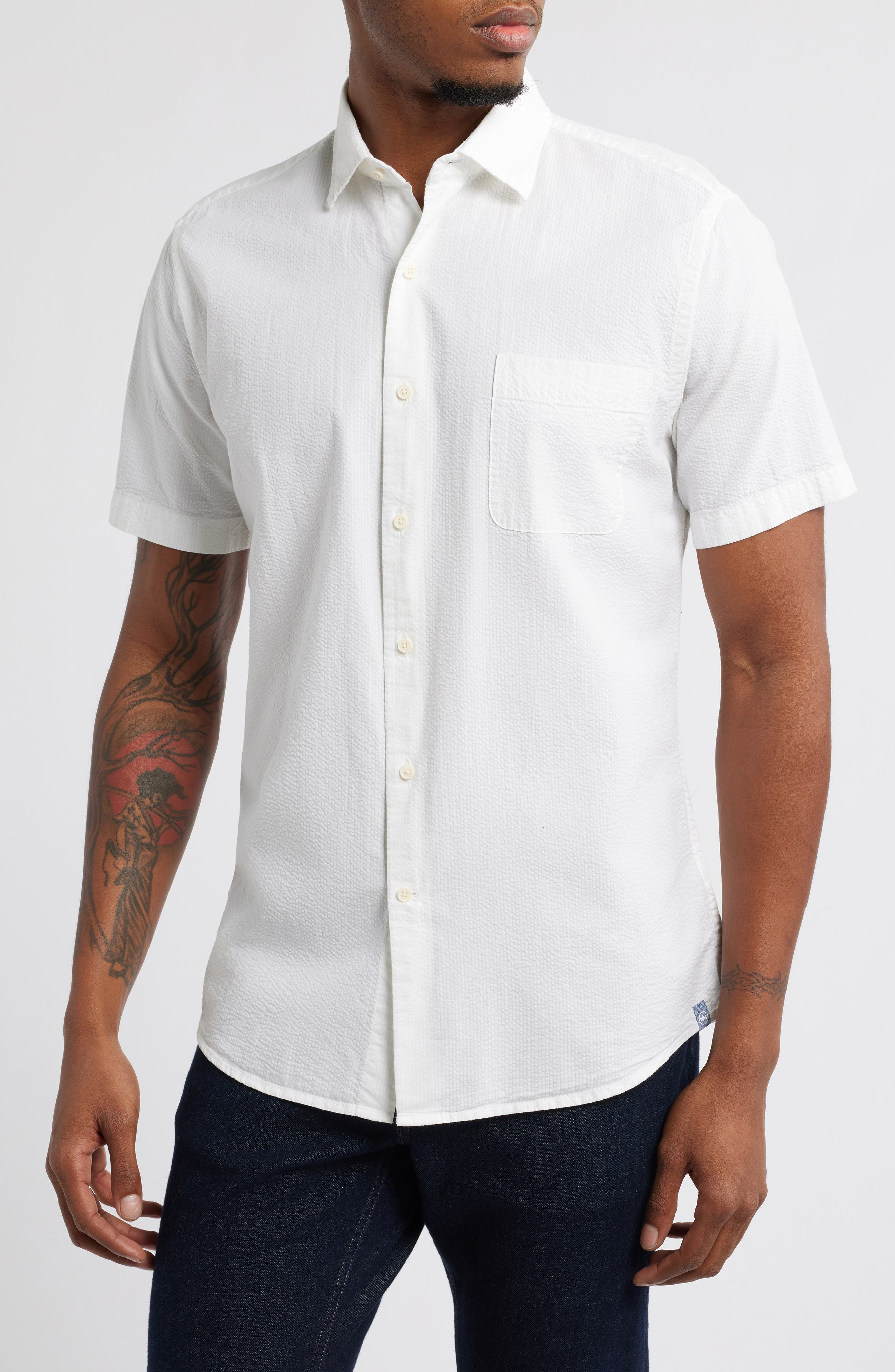 Peter Millar Seaward Short Sleeve Button-Up Shirt