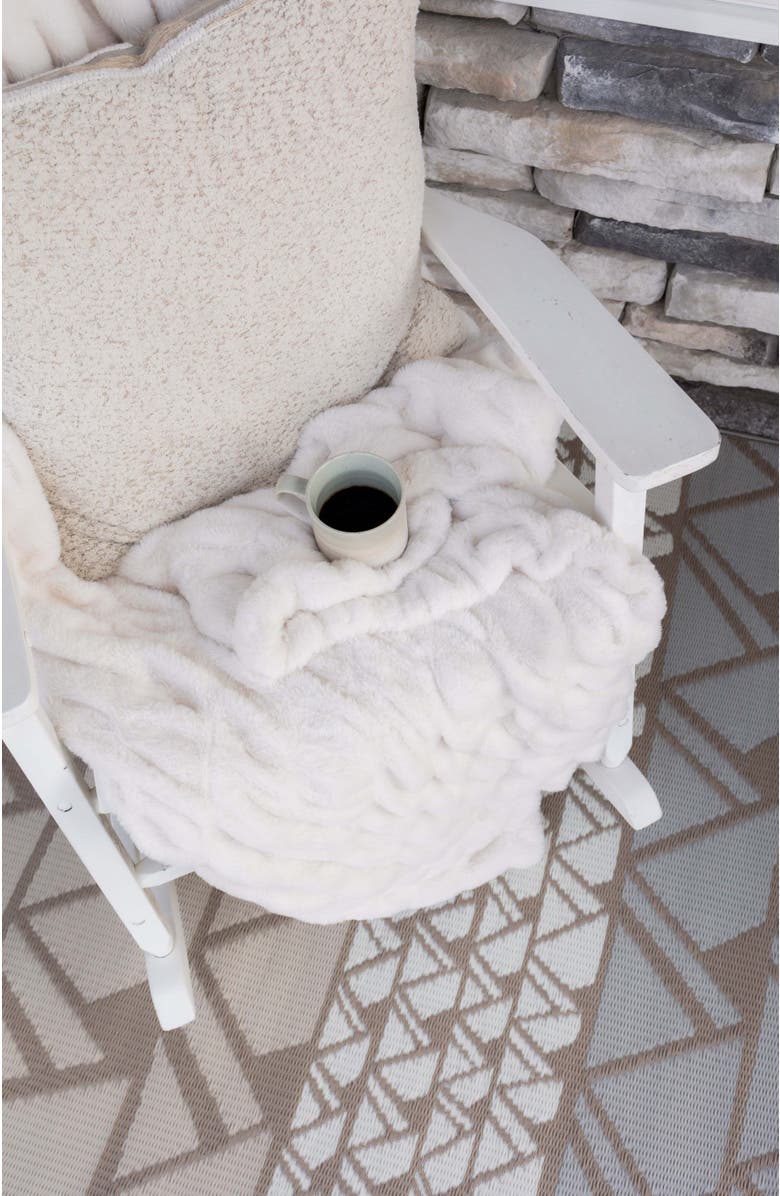 Mad Mats Zig Zag Grey, Alternate, color, Grey And Cream