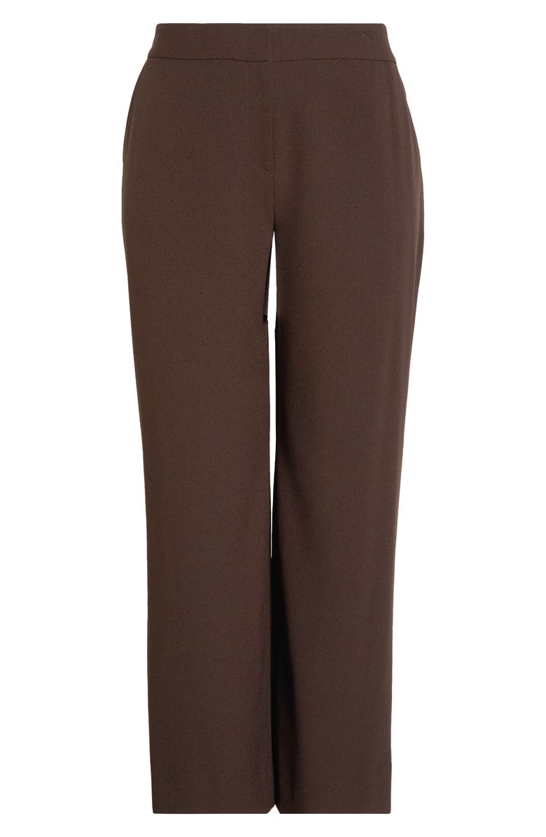 Tahari ASL Wide Leg Pants, Alternate, color, Espresso