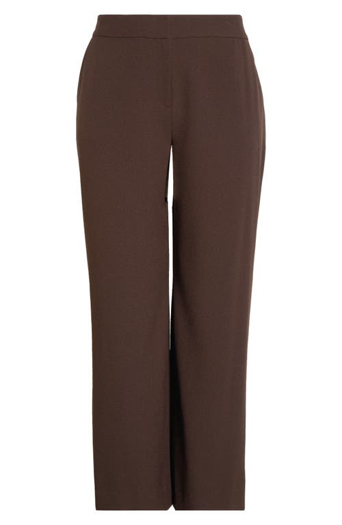 Tahari Asl Wide Leg Pants In Brown