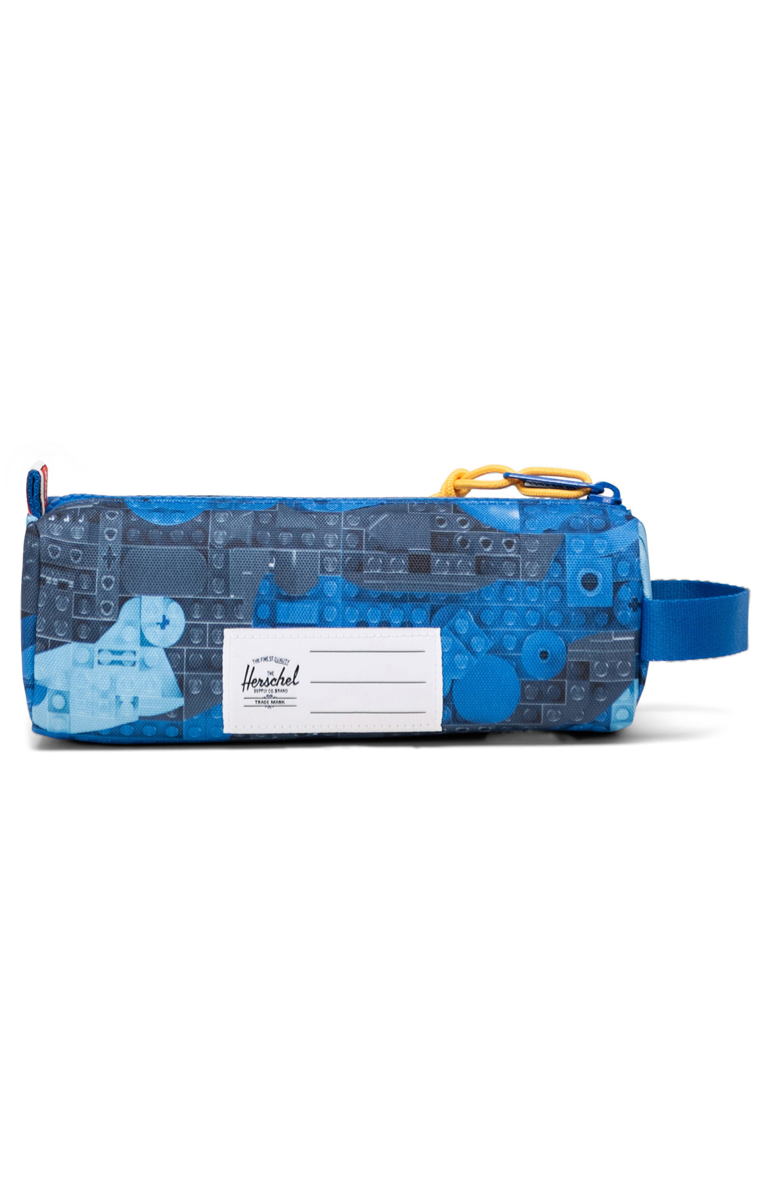 Herschel Supply Co. x LEGO<sup>®</sup> Settlement Pencil Case, Alternate, color, Abstract Bricks Blue