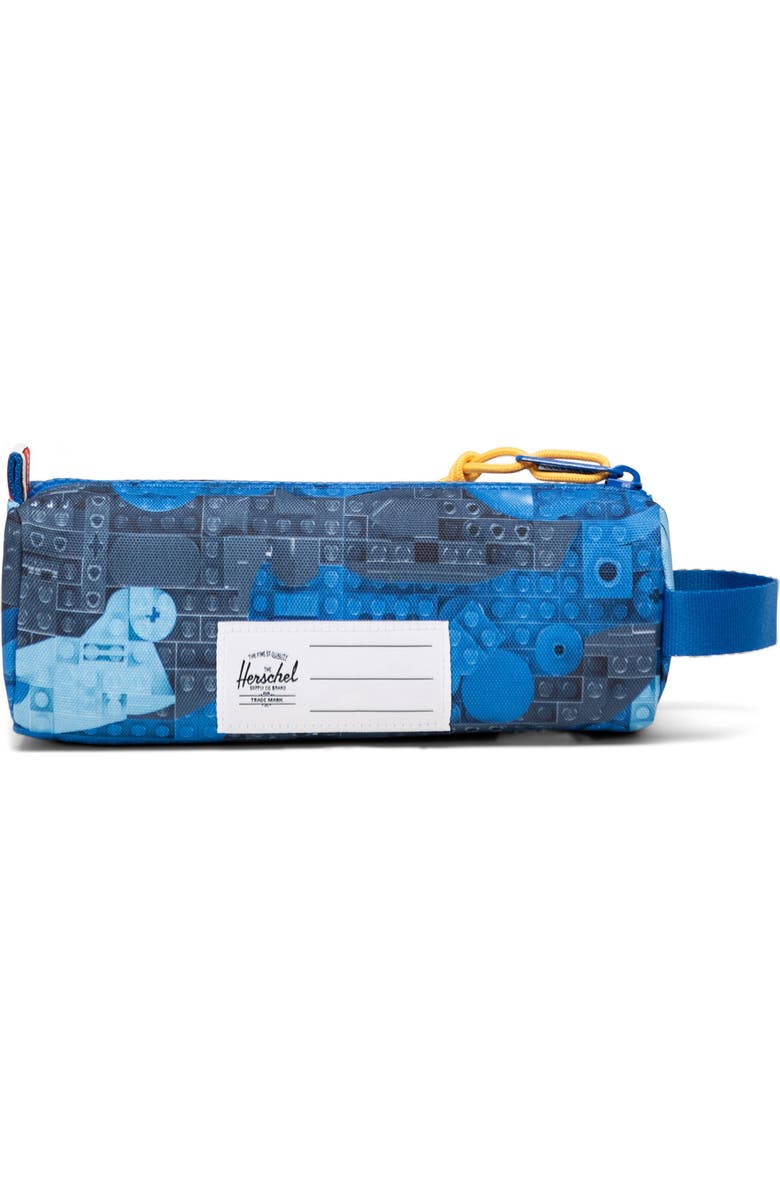 Herschel Supply Co. x LEGO<sup>®</sup> Settlement Pencil Case, Alternate, color, Abstract Bricks Blue