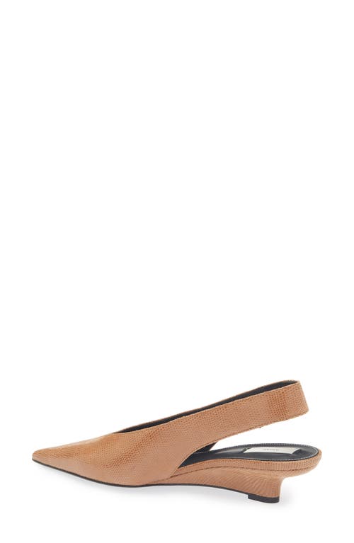Totême Toteme Snakeskin Embossed Wedge Pump In Animal Print