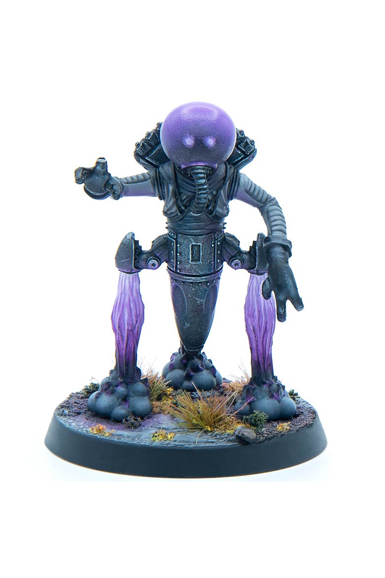 Fallout Miniatures Zetans Invaders From Beyond, Alternate, color, Multicolored