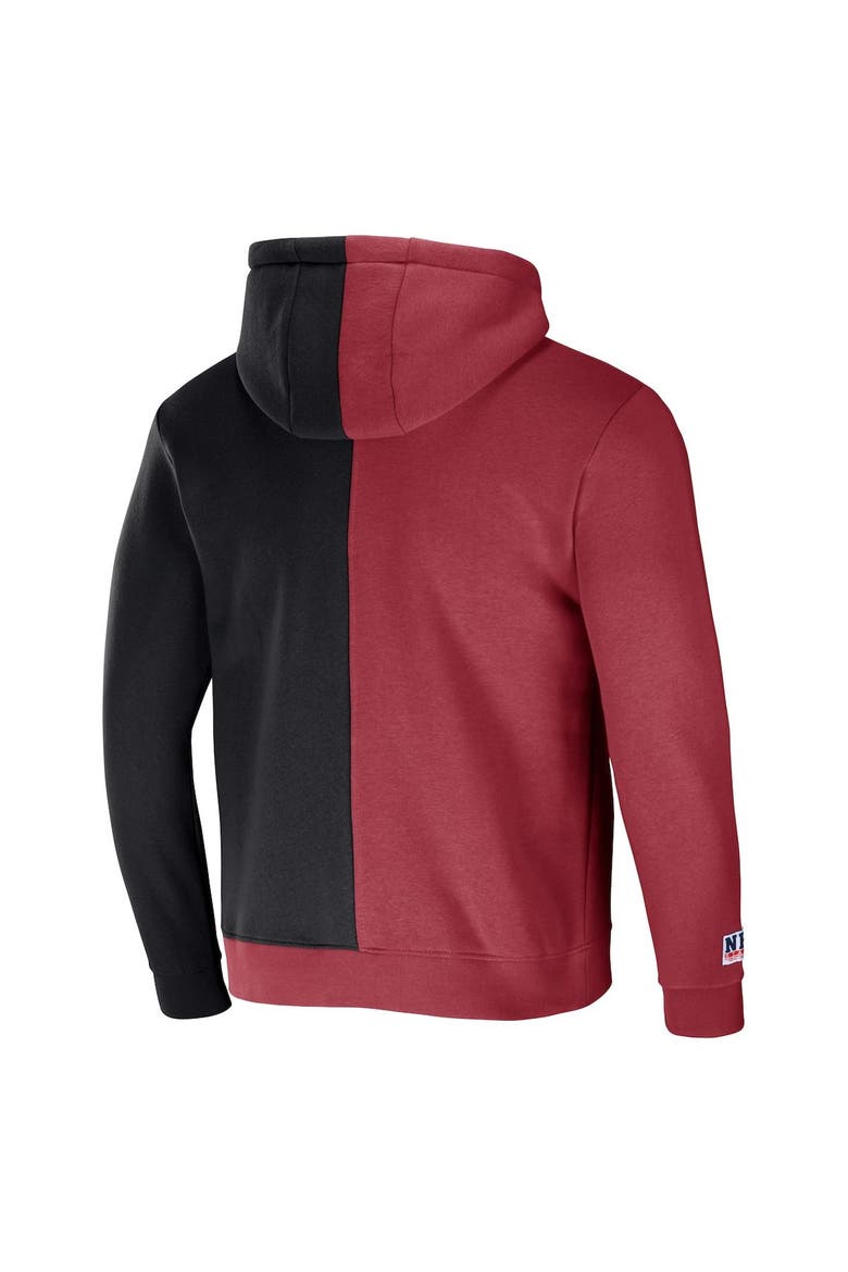 Men's NFL x Staple Cardinal Arizona Cardinals Split Logo Pullover Hoodie, Alternate, color, Cardinal