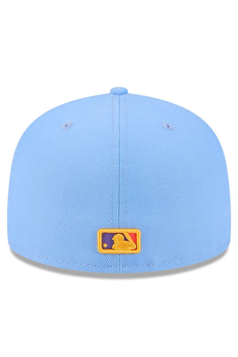 Men's New Era Light Blue Colorado Rockies 2025 City Connect 59FIFTY Fitted Hat, Alternate, color, Light Blue