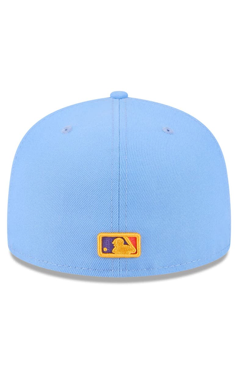 New Era Men's New Era Light Blue Colorado Rockies 2025 City Connect 59FIFTY Fitted Hat, Alternate, color, Light Blue