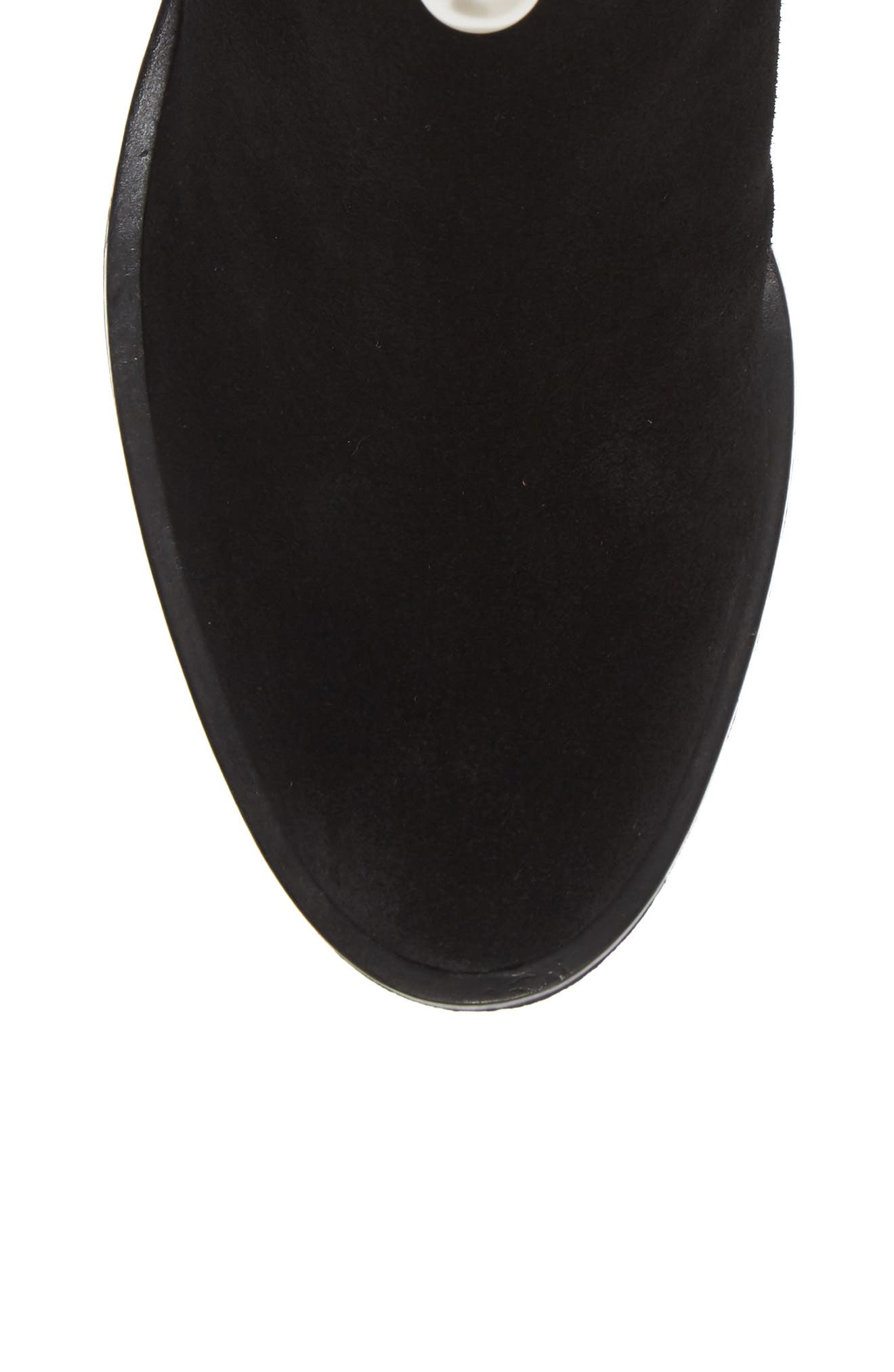 Pola Studded Chelsea Bootie, Alternate, color, BLACK SUEDE