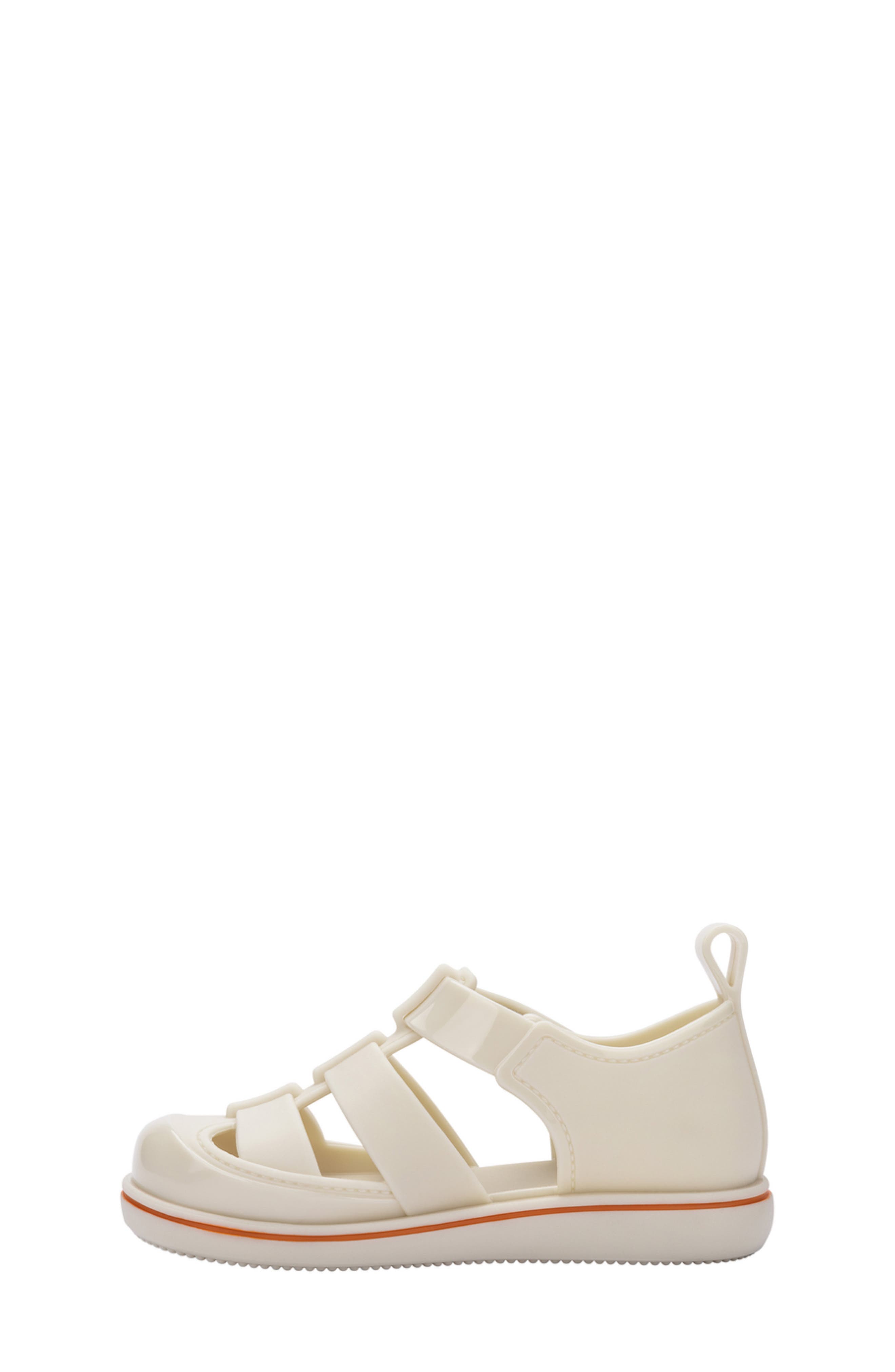 Mini Melissa Kids' Smash Jelly Sandal, Alternate, color, Beige