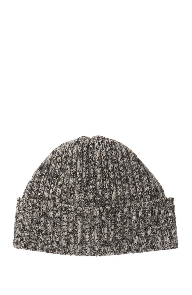Portolano Folded Cuff Cashmere Ribbed Beanie, Main, color, 