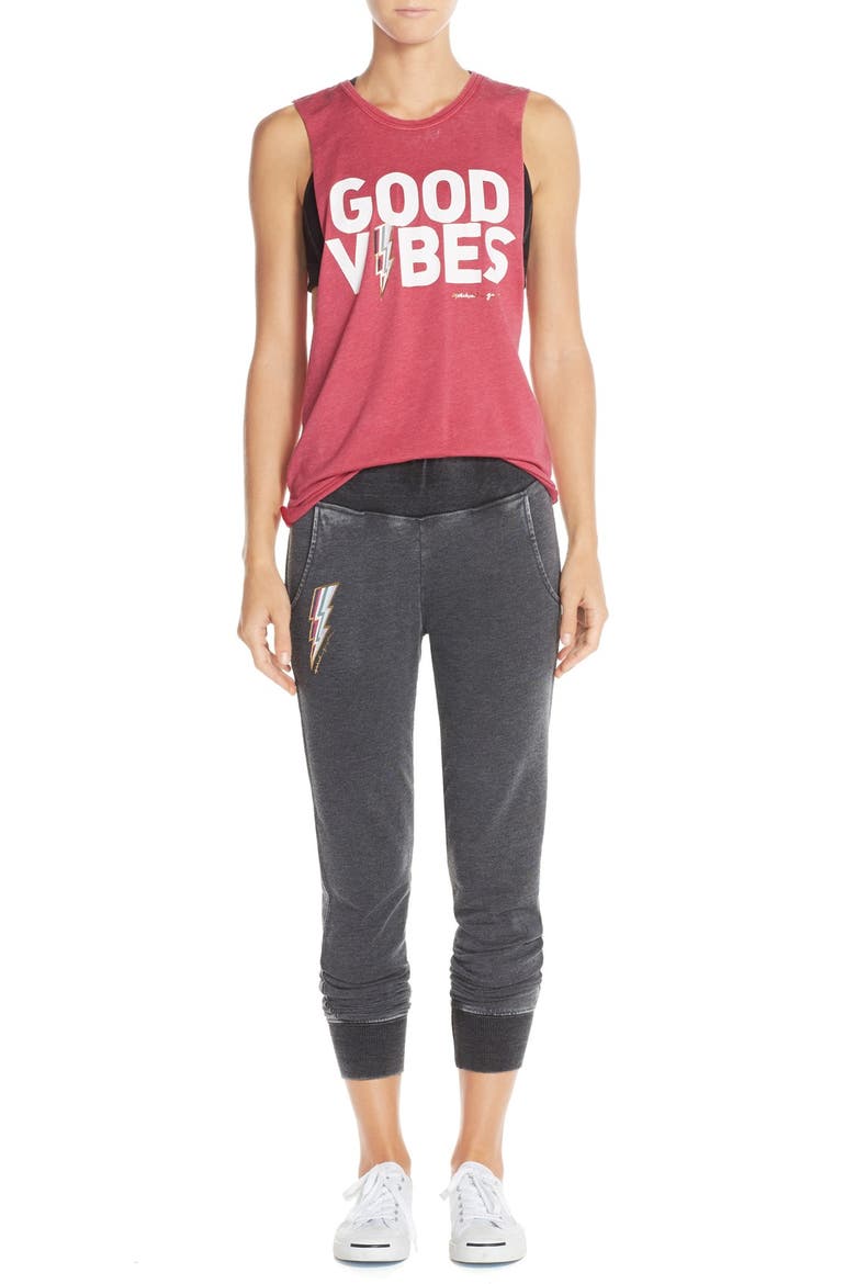 'Good Vibes' Muscle Tank, Alternate, color, POPSICLE