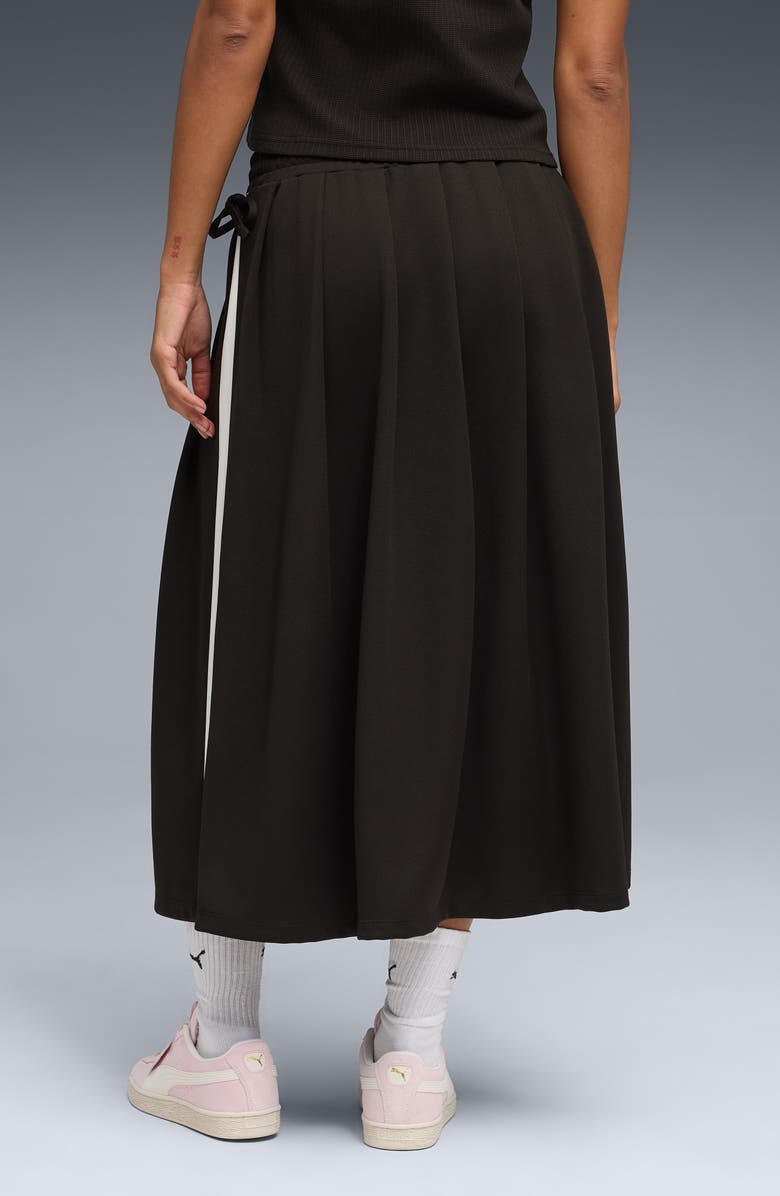PUMA T7 Pleated Midi Skirt, Main, color, Puma Black