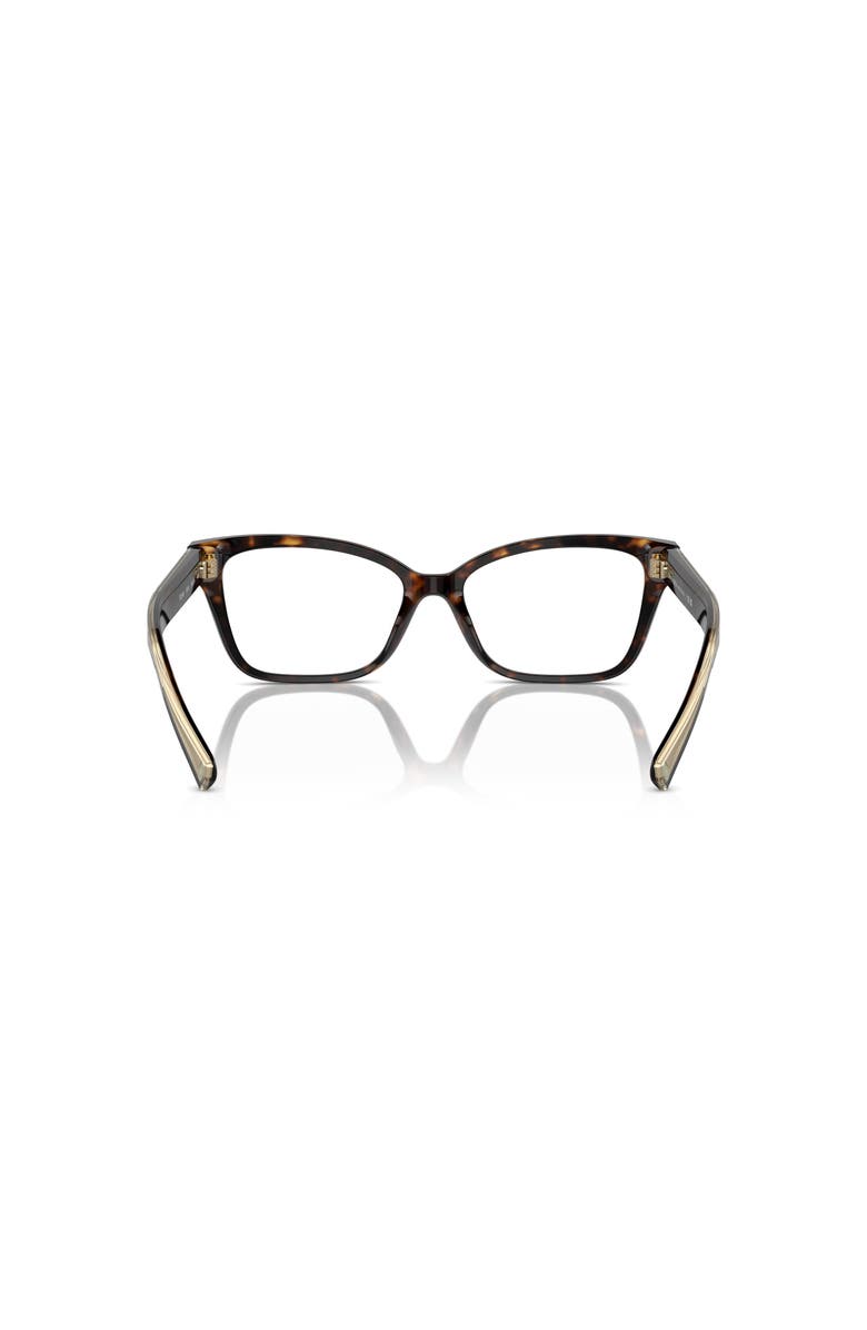 Tiffany & Co. 52mm Butterfly optical glasses, Alternate, color, Tortoise