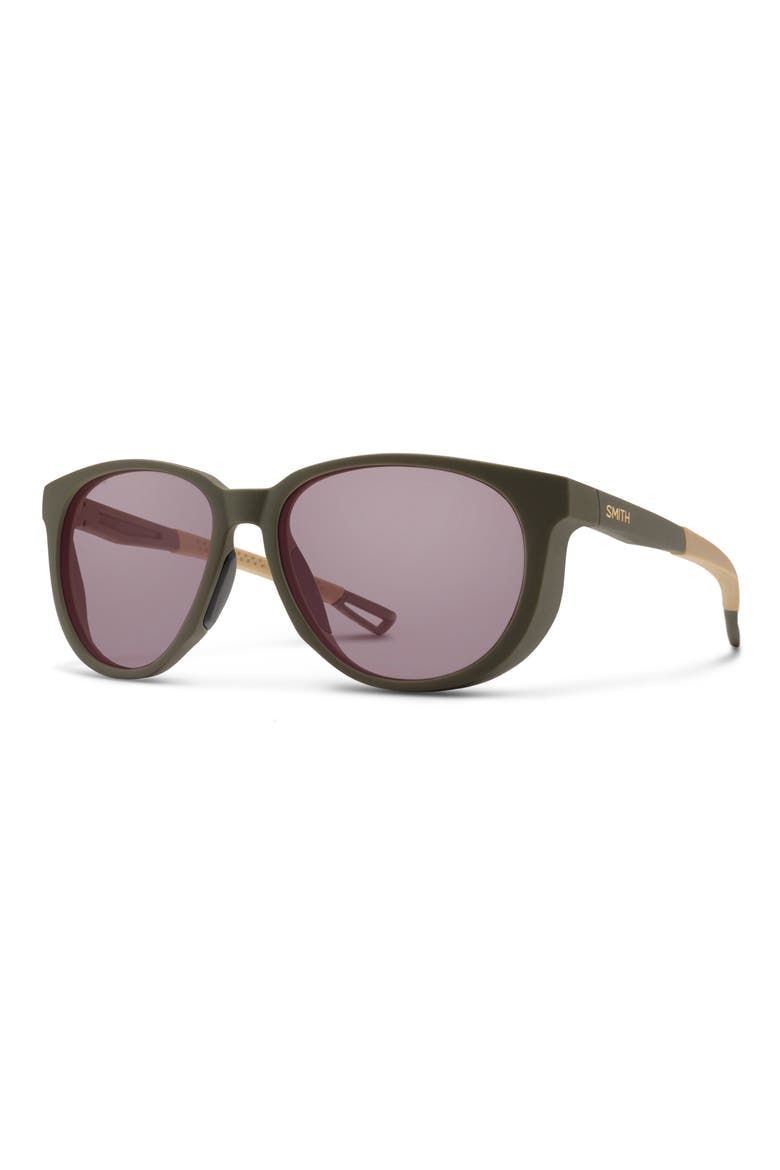 Seeker 57mm Sunglasses, Alternate, color, FOREST / LOW LIGHT ROSE