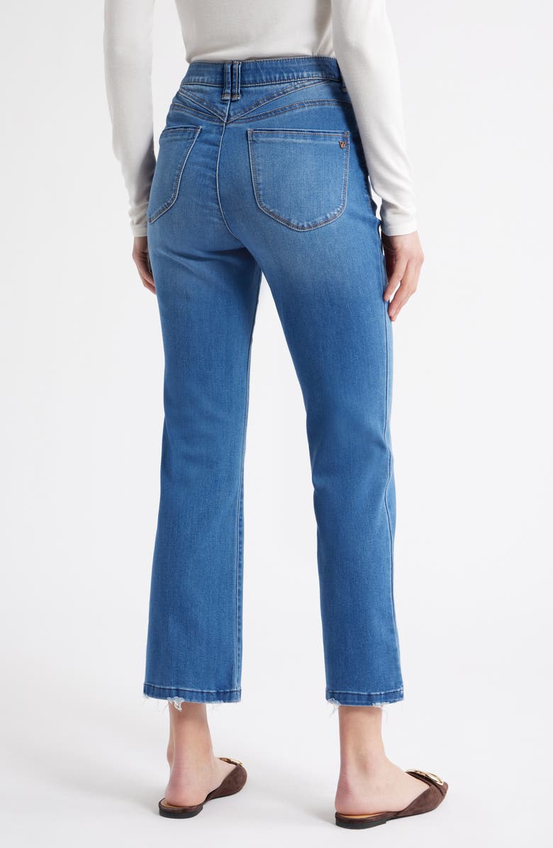 Wit & Wisdom Bennett Skyrise Barely Bootcut Jeans, Alternate, color, Mid Blue Artisanal