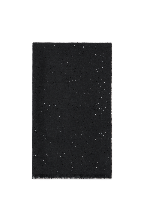 Cashmere and silk Diamond yarn scarf