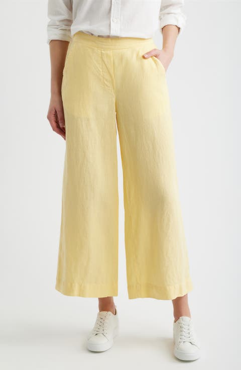 Maisie Wide Leg Linen Pants