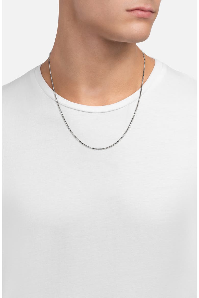 Venetian Chain Necklace, Alternate, color, STERLING SILVER/ POLISHED