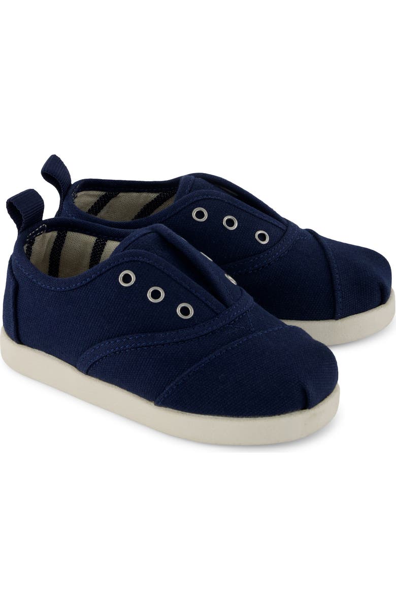 TOMS Kids' Cordones Plus Sneaker, Alternate, color, Navy