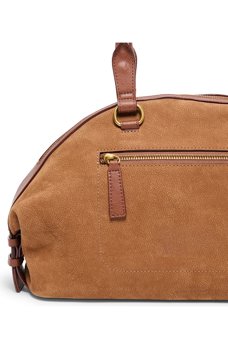 Dolce Vita Sion Leather Satchel, Alternate, color, Cognac