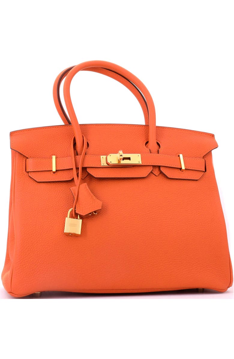 Pre-Owned Hermes Birkin Handbag Orange Togo with Gold Hardware 30, Alternate, color, Orange H