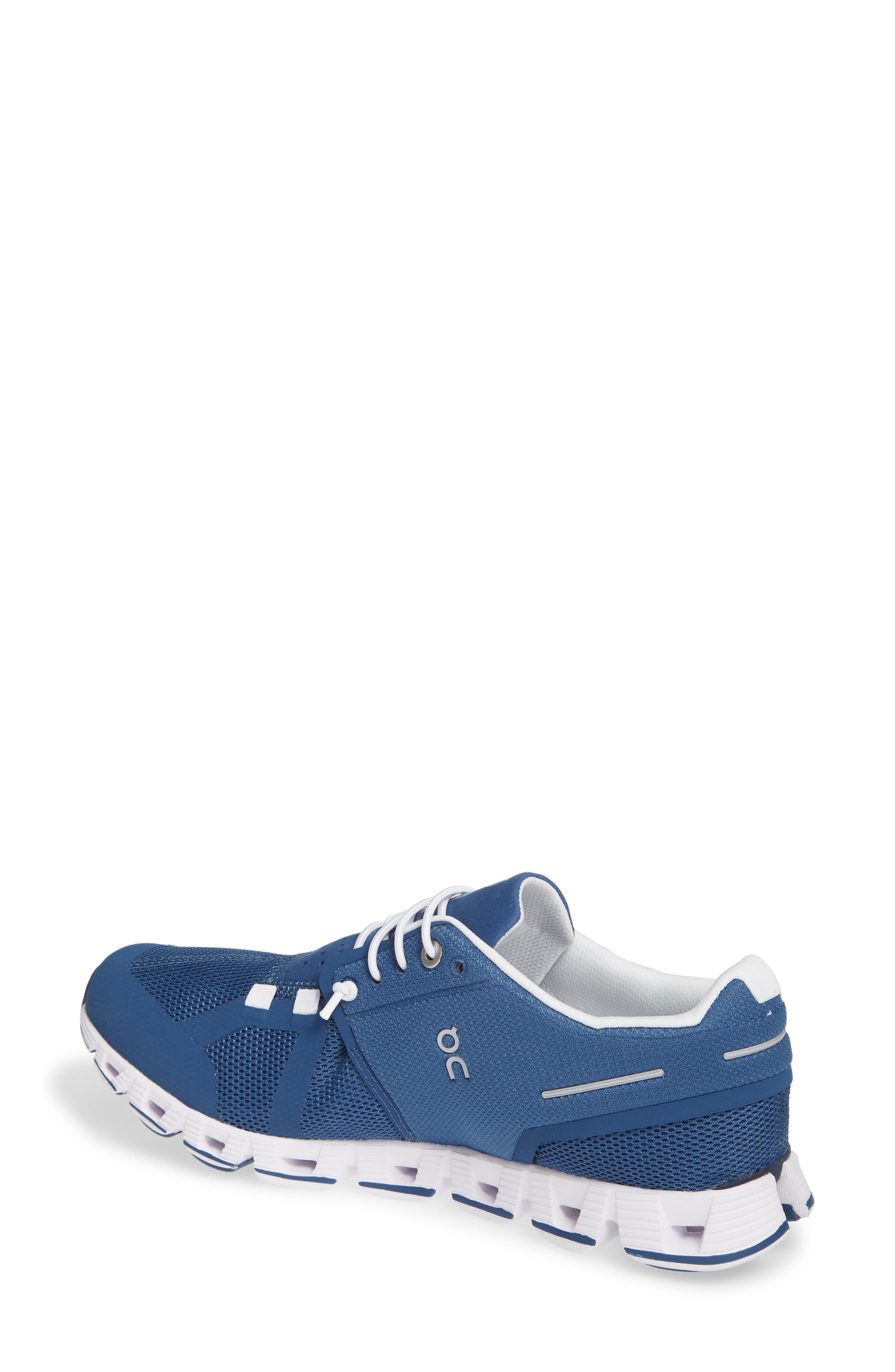 Cloud Running Shoe - Women, Alternate, color, DENIM/WHITE