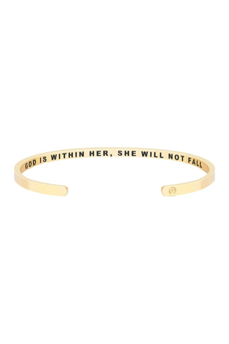 God Is Within Her, She Will Not Fall bracelet video